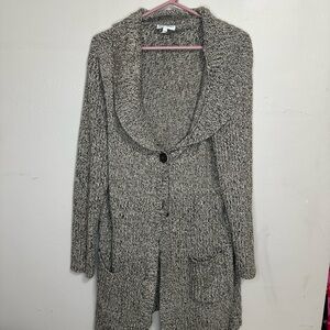 Fashion Bug Black and White Knit Blazer